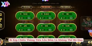 bí kíp chiến thắng tiến lên đếm lá không thể bỏ qua